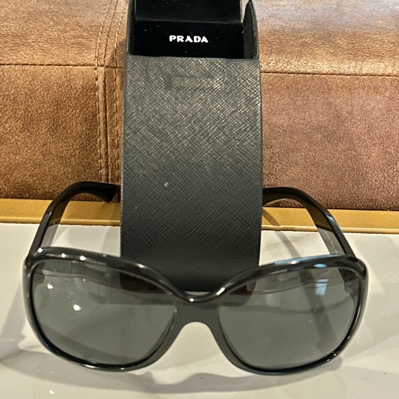 PRADA Black Women's Sunglasses - SPR 27M - Picture 11 of 16